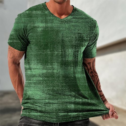 Domirica Men's Graphic T-Shirt - Breathable Crewneck Casual Summer Top | Loose Fit, Short Sleeves, Hawaii Style