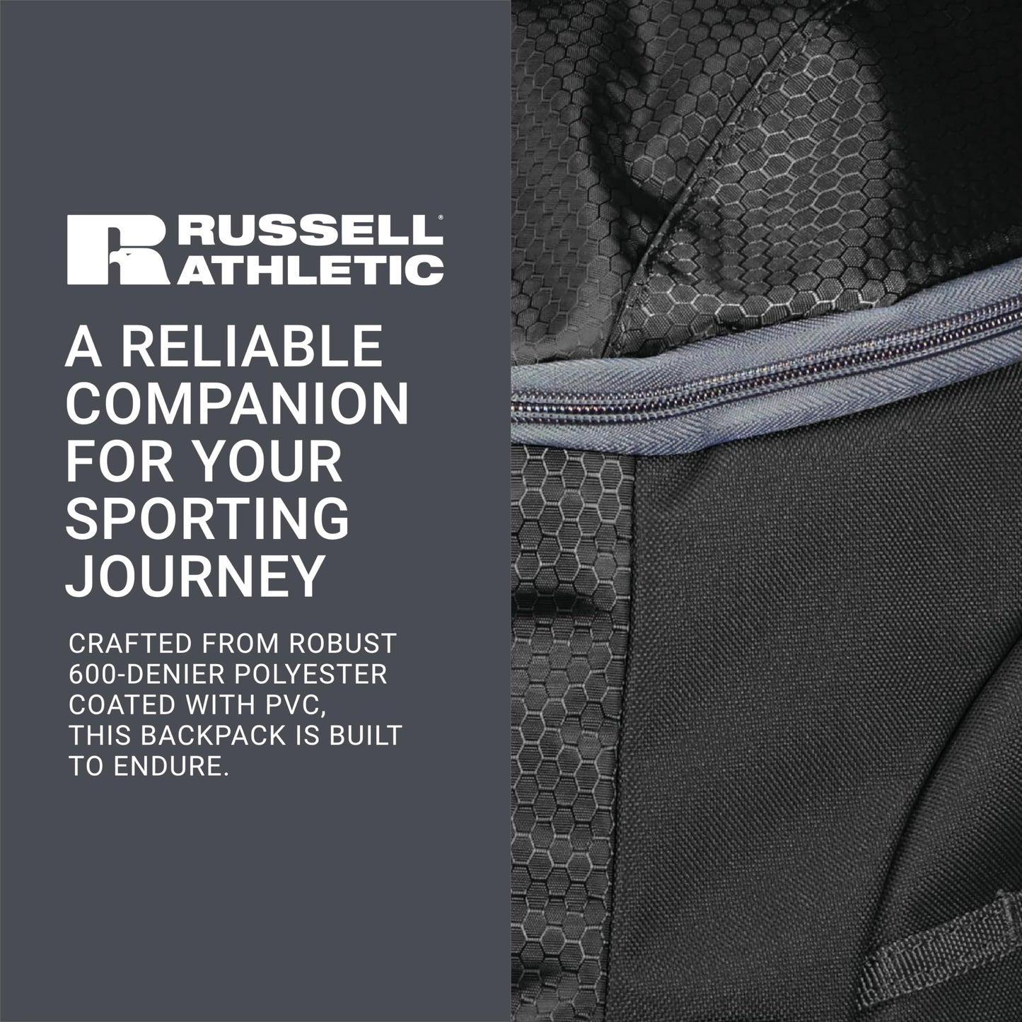 Russell Athletic Diamond Gear Backpack Black OS