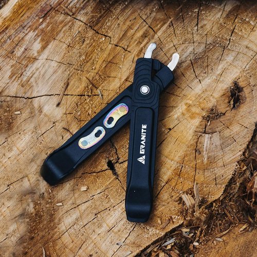 Granite Talon Bike Tire Levers with Bicycle Chain Master Link Pliers Function, Bike Chain Quick-Link Removing Tools, Bike Tool Kit for Mountain Bike, Road Bike, BMX Bike (Orange)
