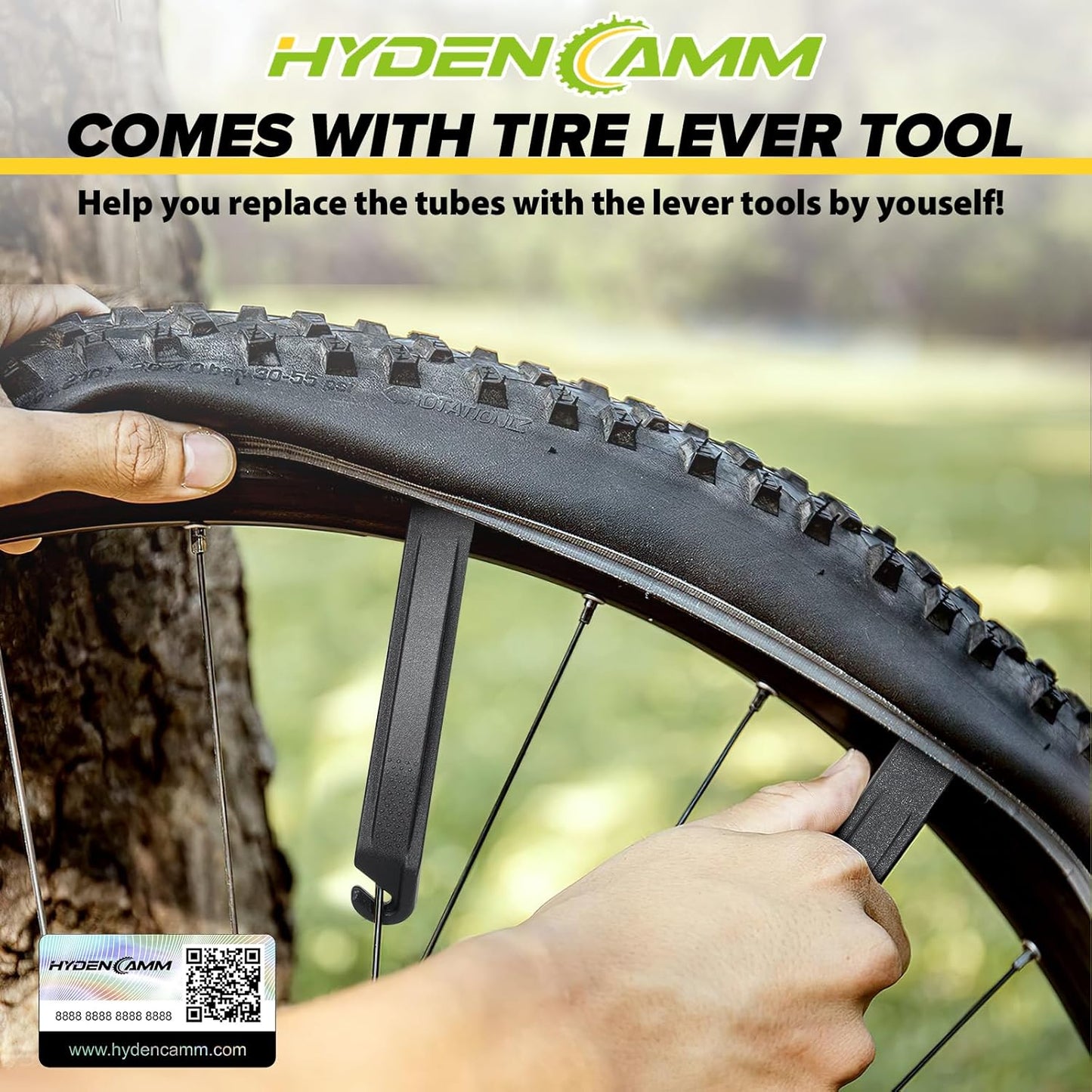 Reliable Bicycle Tube by [Brand Name] - 12 to 29 Inch Sizes with 32mm AV Schrader Valve & 2 Tire Levers