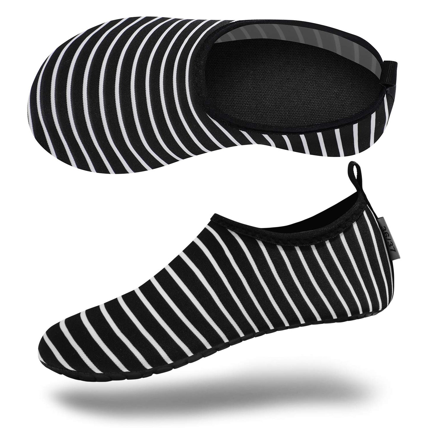 VIFUUR Water Shoes for Men Women Barefoot Quick Dry Aqua Socks Slip On