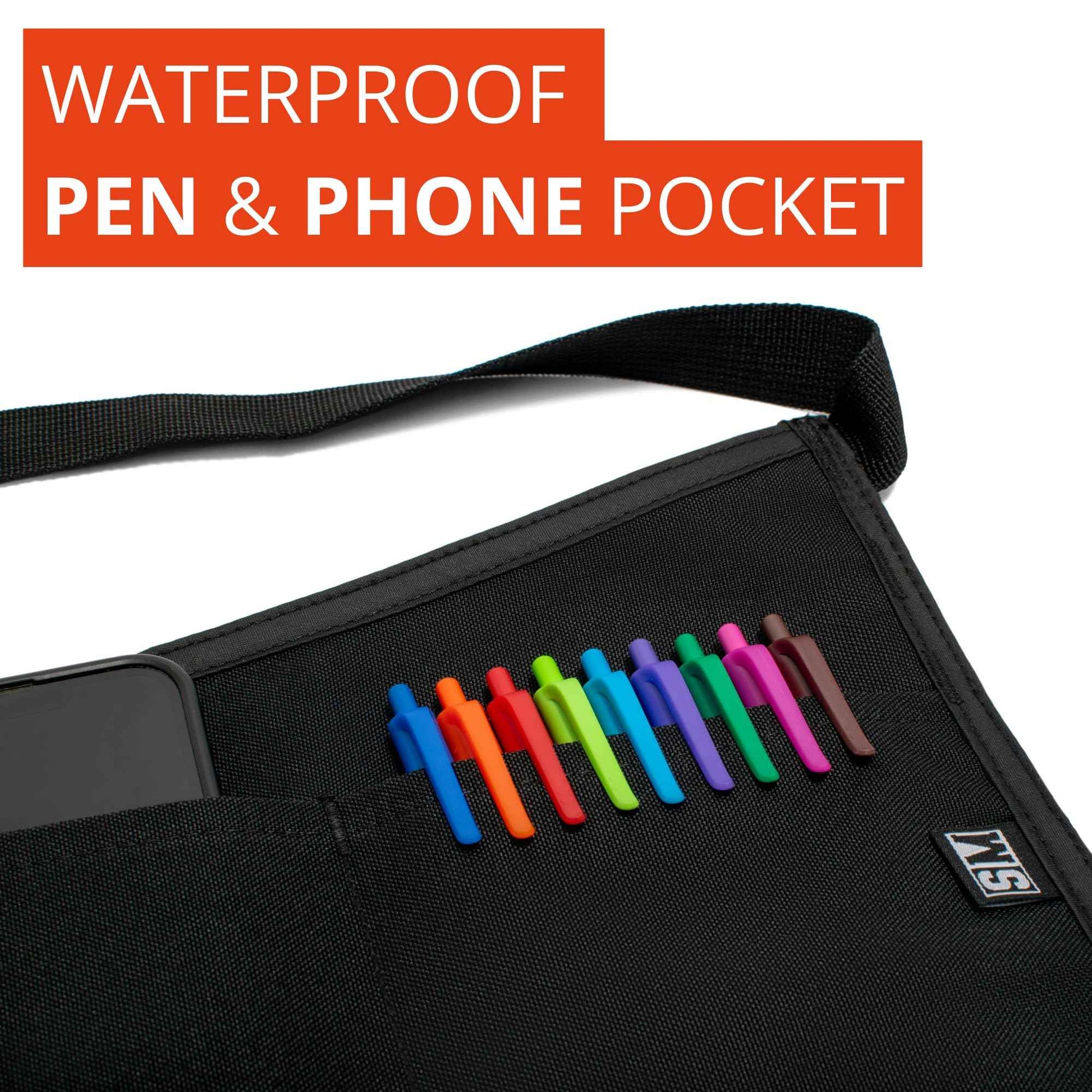 SupplyMaid Waterproof Server Apron with Buckle - Don't Waste Time with Strings