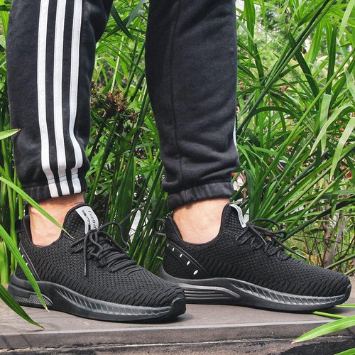 Feethit Men's Slip-On Walking Shoes - Lightweight Breathable Mesh Sneakers for Comfortable Workouts