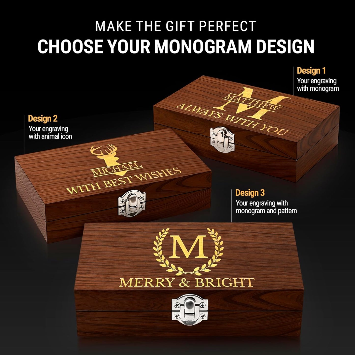 Skiennix Personalized Pocket Knife Set - Custom Engraved Folding Knives for Groomsmen | 3-Piece Gift Set