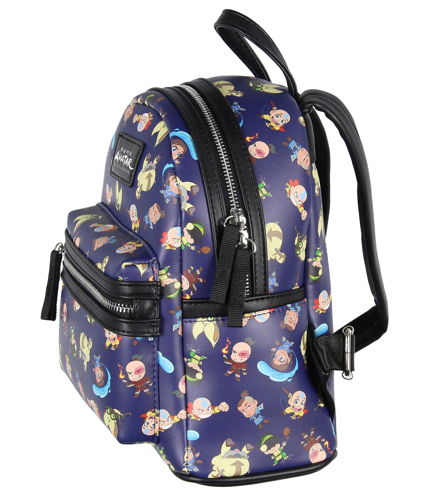 INTIMO Nickelodeon Chibi Avatar The Last Airbender Characters Aang Zuko Katara Appa Toph Sokka Mini Backpack 10"