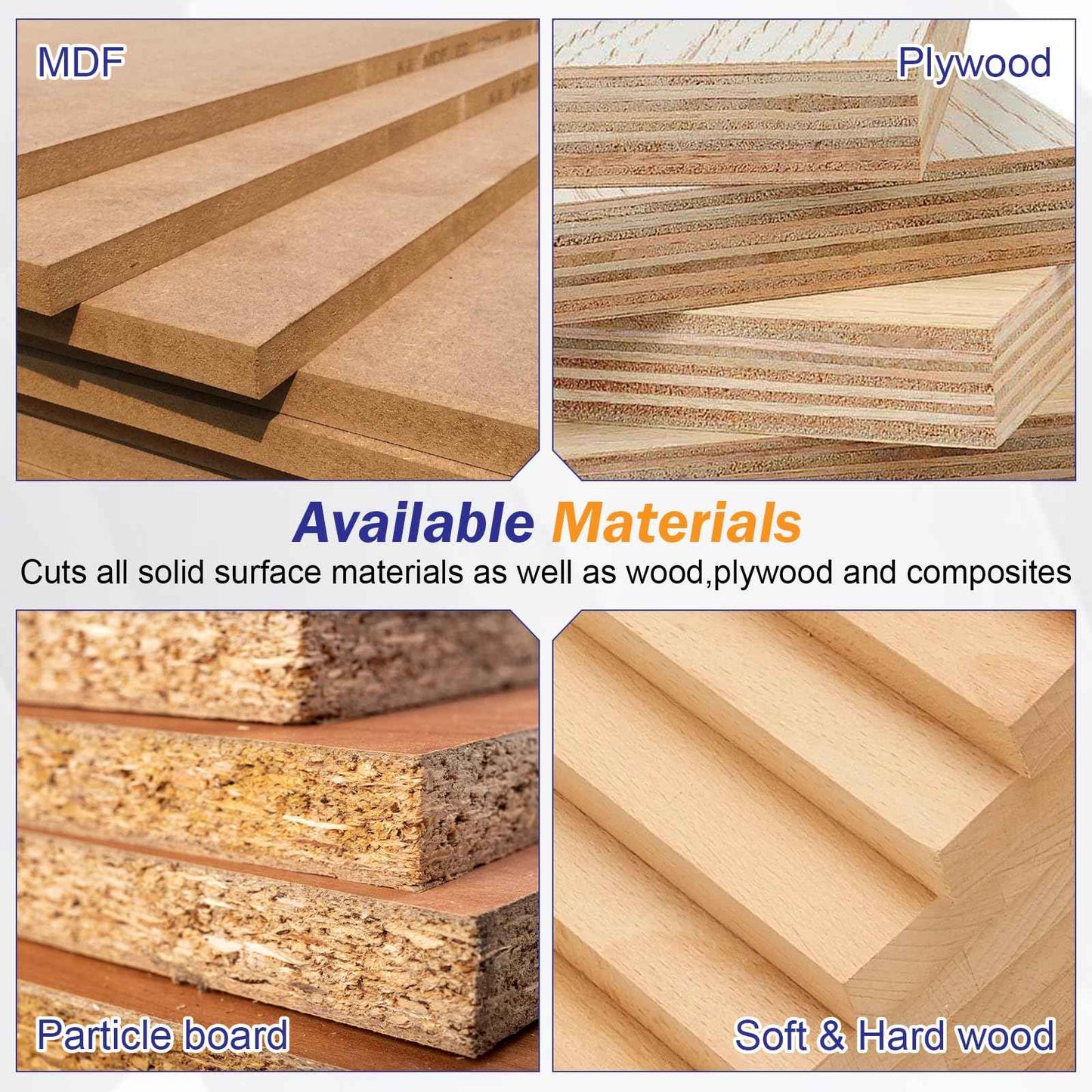 Compression Spiral Router Bits 1/4 "Shank, 1/4 "Cutting Diameter, 1" CL, Up Down Cut Bits for CNC & Wood Working / Wood Carving ,Solid Carbide End Mill with DLC Coating