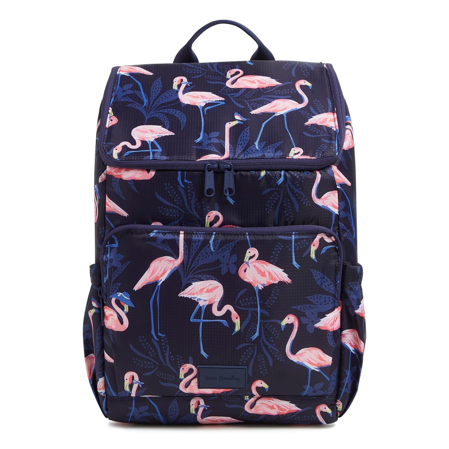 Recycled Ripstop Cooler Backpack, Flamingo Party, One Size