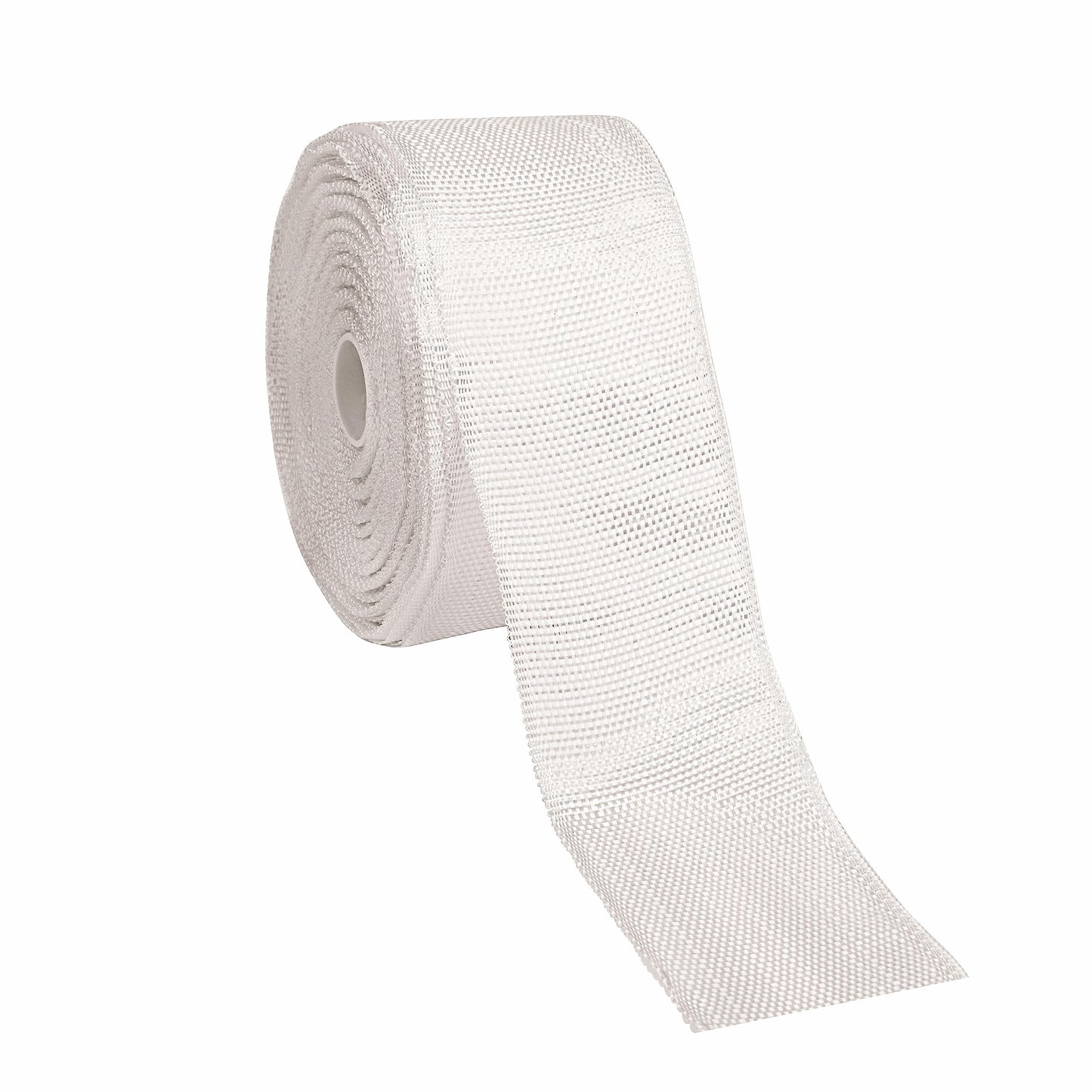SICCOMA Fiberglass Cloth Roll Non Adhesive Woven Fiberglass Mesh Tape Fiberglass Insulation Tape Plain Weave Fiberglass Cloth Tape for Reinforced Repair Winding, Seams, Boat, Molding (2 in x 99 FT)