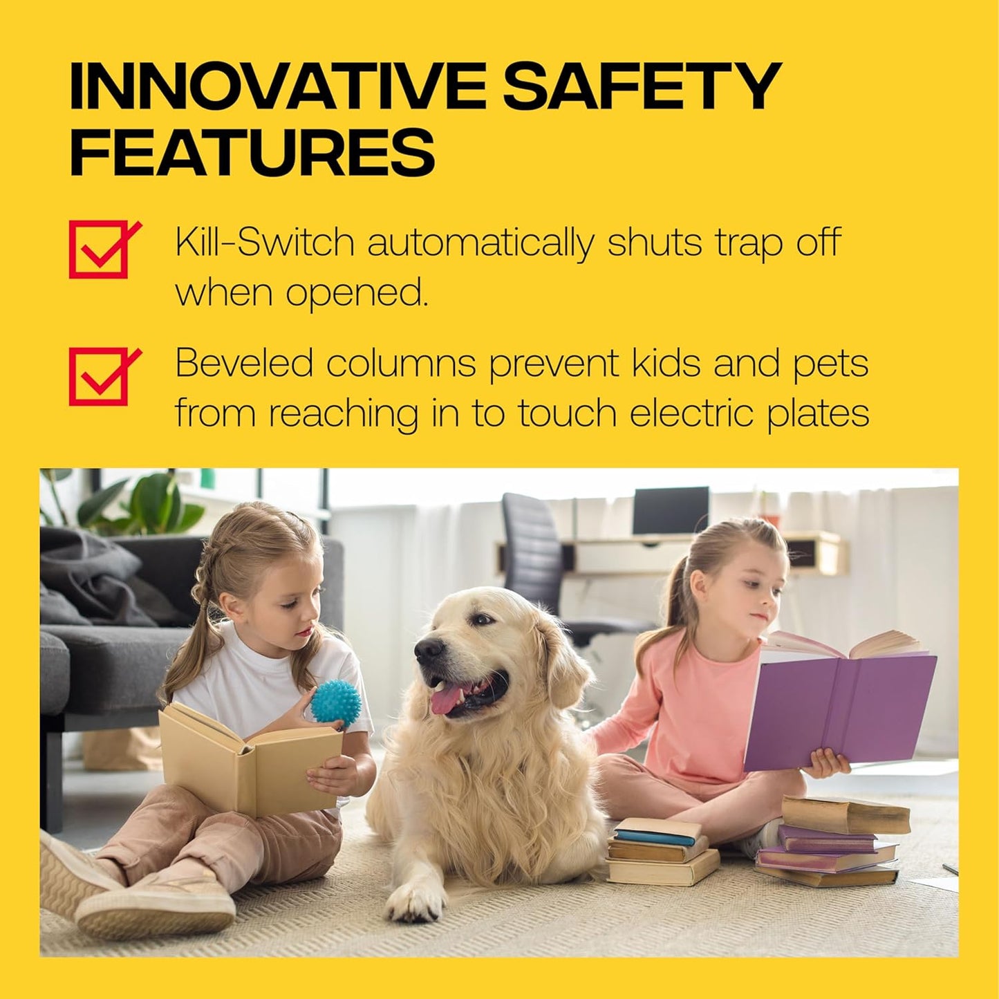 Victor Electronic Mouse Trap - Humane Indoor Mouse Control - No Touch Design, M250B