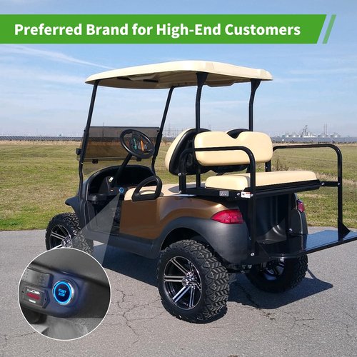 10L0L Golf Cart Keyless Ignition Switch with Remote Control for Yamaha G22 / G29, EZGO TXT, Club Car DS/Precedent 20-80V Electric Golf Carts
