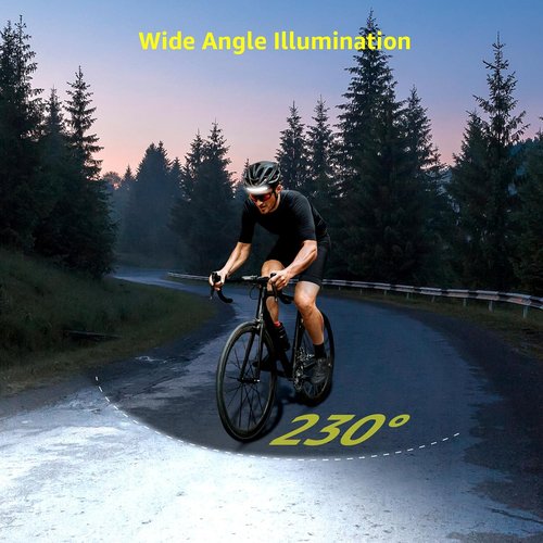 Lepro Headlamp - Super Bright Rechargeable LED Headlight with 230° Wide Beam & Motion Sensor | Waterproof, 5 Modes