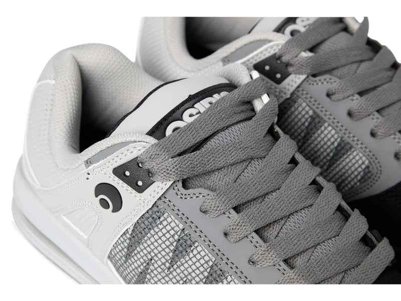 Osiris Men's Pixel Fashion Sneaker,Black/Charcoal/Grey,7.5 M US