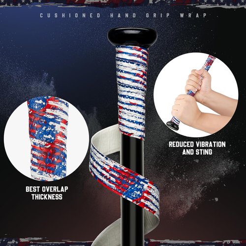 Gonex Baseball Bat Grip Tape - Pro Feel 1.1mm Full Adhesive | 40.16'' - Available in 1 or 2 Packs