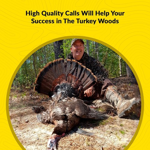 ESH Locator Turkey Hunting Calls - All-Weather Crow, Owl & Woodpecker Calls for Shock Gobbles | Beginner & Pro Friendly
