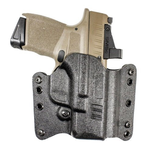 DeSantis Raptor 2.0 Owb Holster - Lightweight Compact Holster Owb, Compatible with Springfield Armory Sa Hellcat and Hellcat OSP - Right Hand Draw, Black