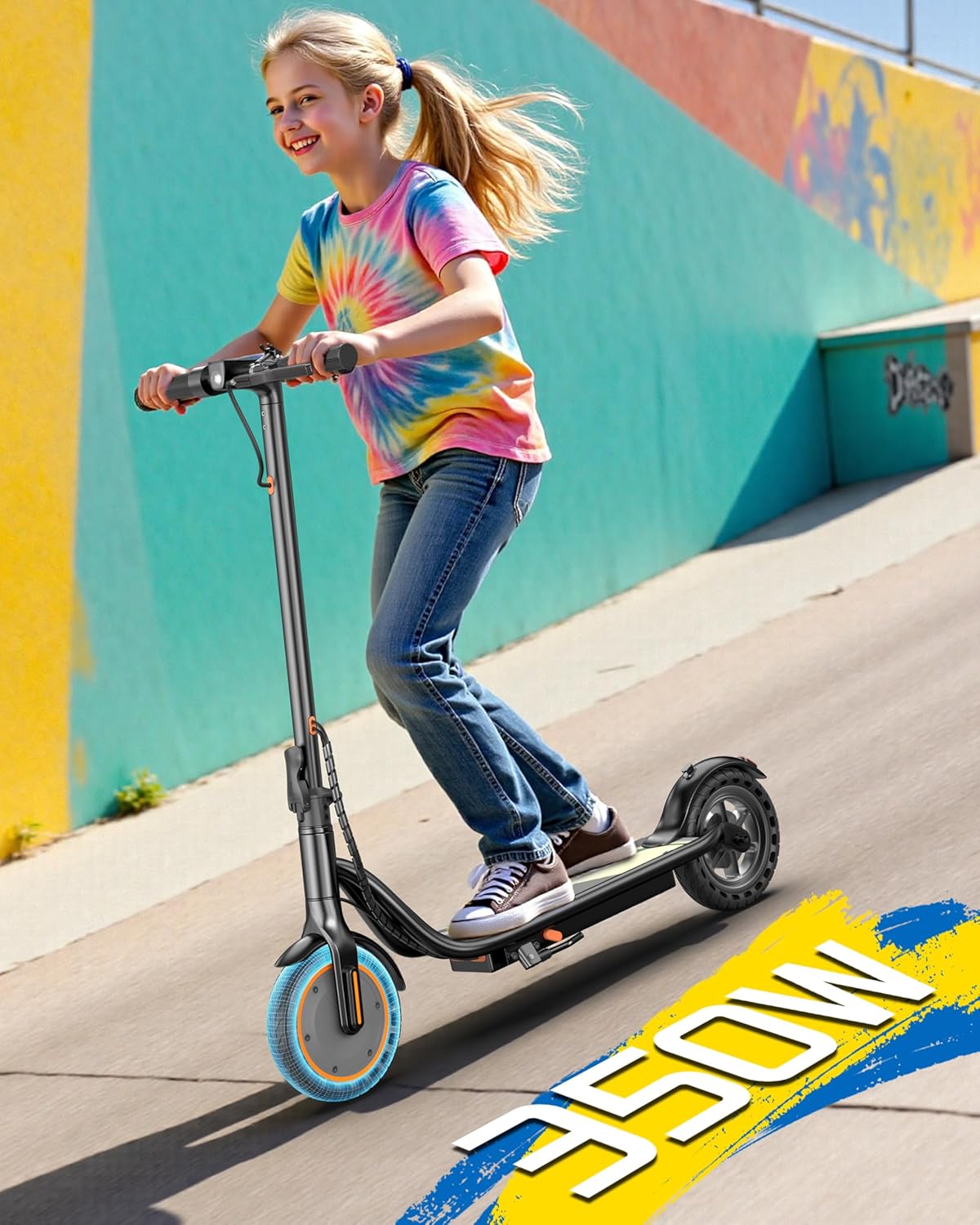 Sigravy Electric Scooter - Foldable Commuter E-Scooter with 500W Motor, 19 MPH, 21 Miles Range, Dual Suspension
