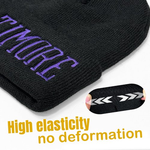 JZYEGSW Football Winter Hat for Men Women Cities Beanie Knit Cuffed Cap for Fans Gifts