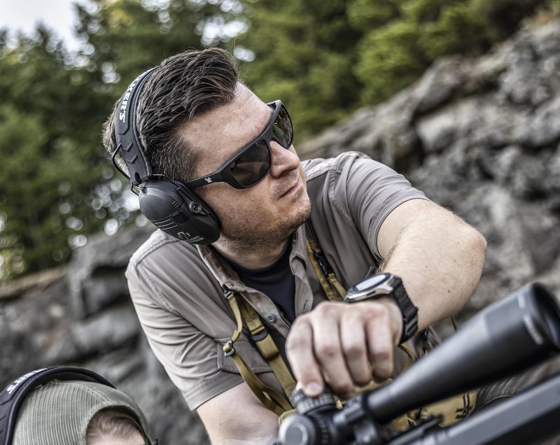 Vortex Optics Jackal Sunglasses (Black Frame - Smoke Lens)