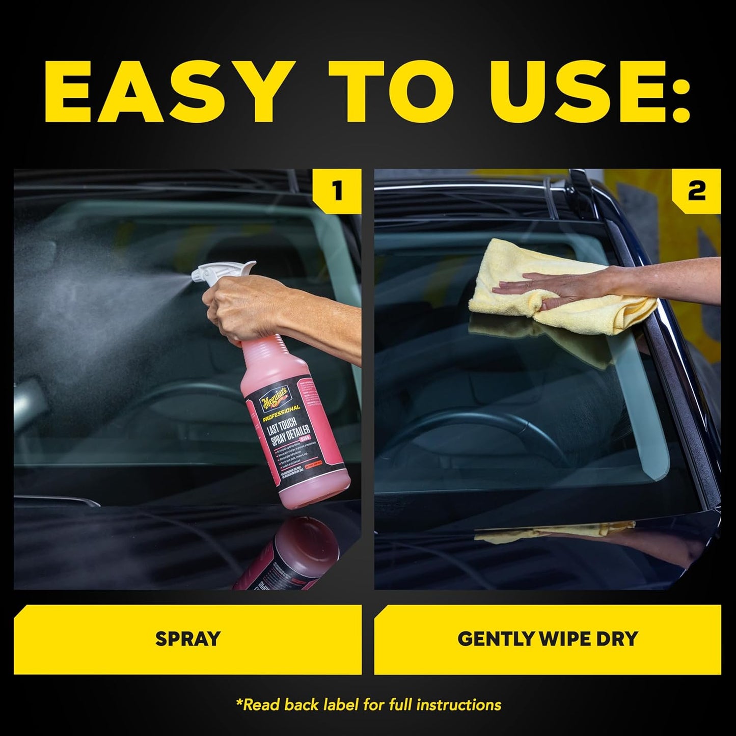 Meguiar's Last Touch Spray Detailer - Versatile Clay Lubricant for Showroom Shine | 1 Gallon