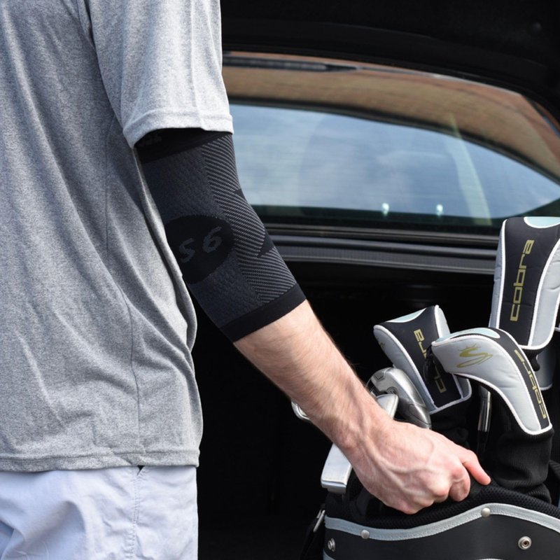 OrthoSleeve Tennis | Golfer's Elbow Brace for tendonitis, medial and lateral epicondylitis and general forearm and elbow pain