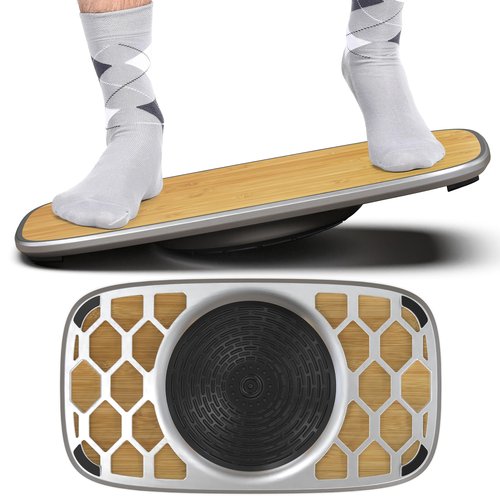 Base+ Standing Desk Balance Board, Anti Fatigue Mat Standing Desk for Office, Wobble Balance Board Exercise Mat for Improved Posture & Focus, Wobble Accessories