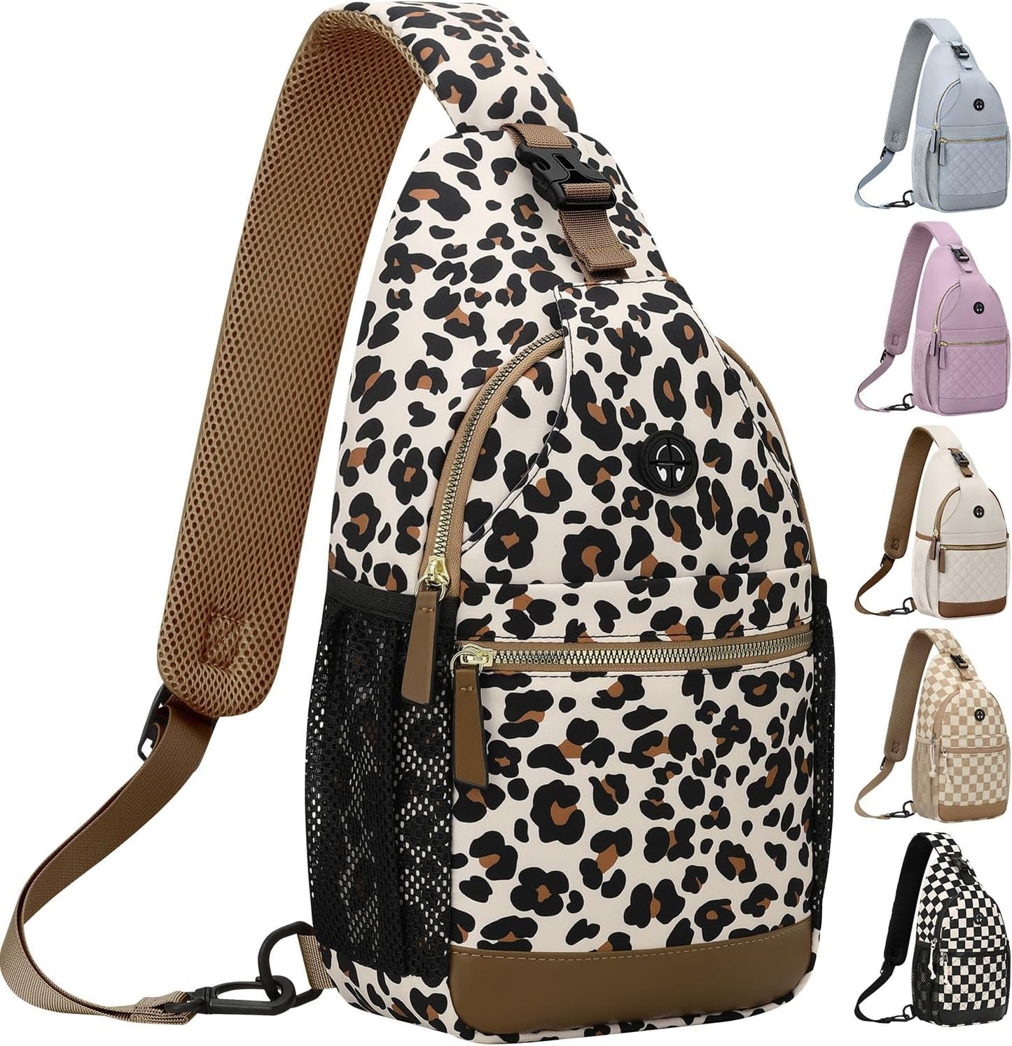 Skiennix Small Crossbody Bag - Versatile Sling Backpack for Travel | Stylish Design for Women & Men