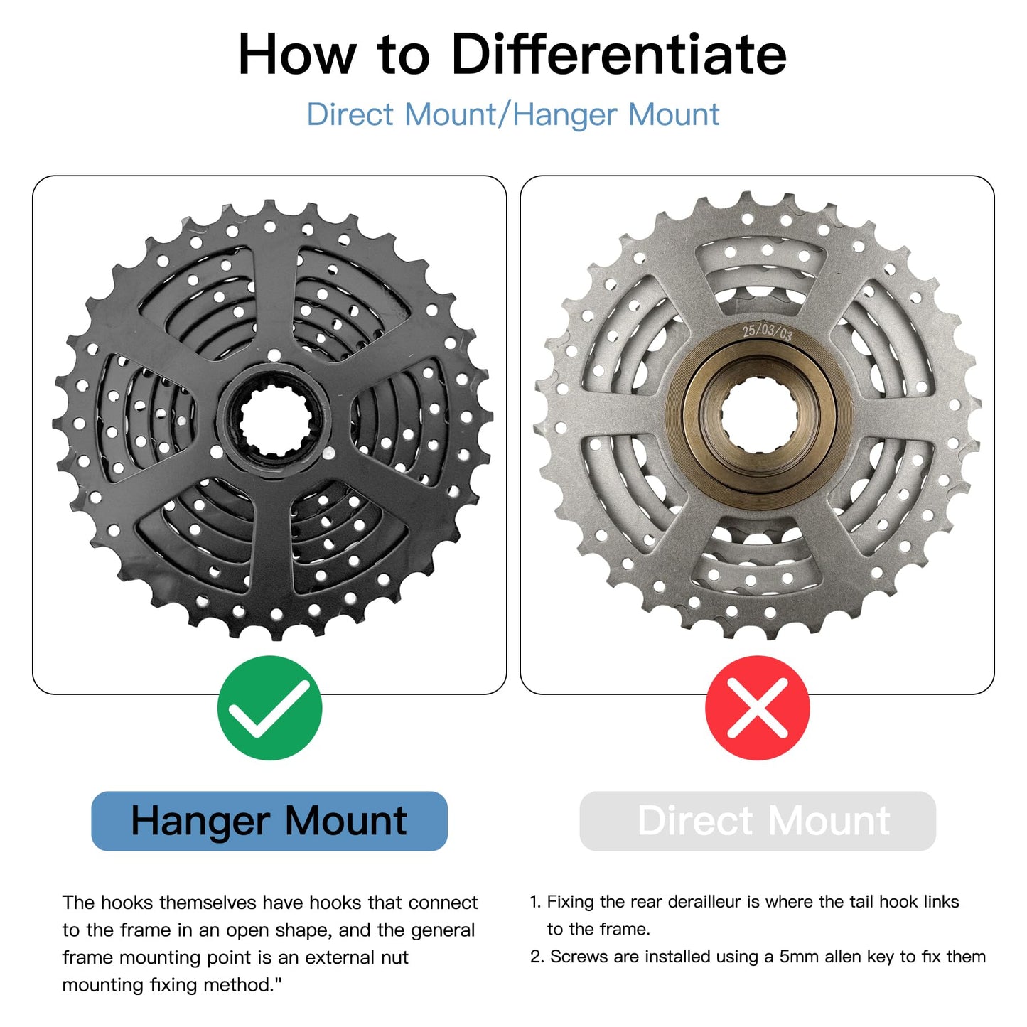 Aikolesa Black Bike Cassette 8 Speed Cassette 11-32T Bike Cassette Sprocket for Mountain Bike Folding Bike