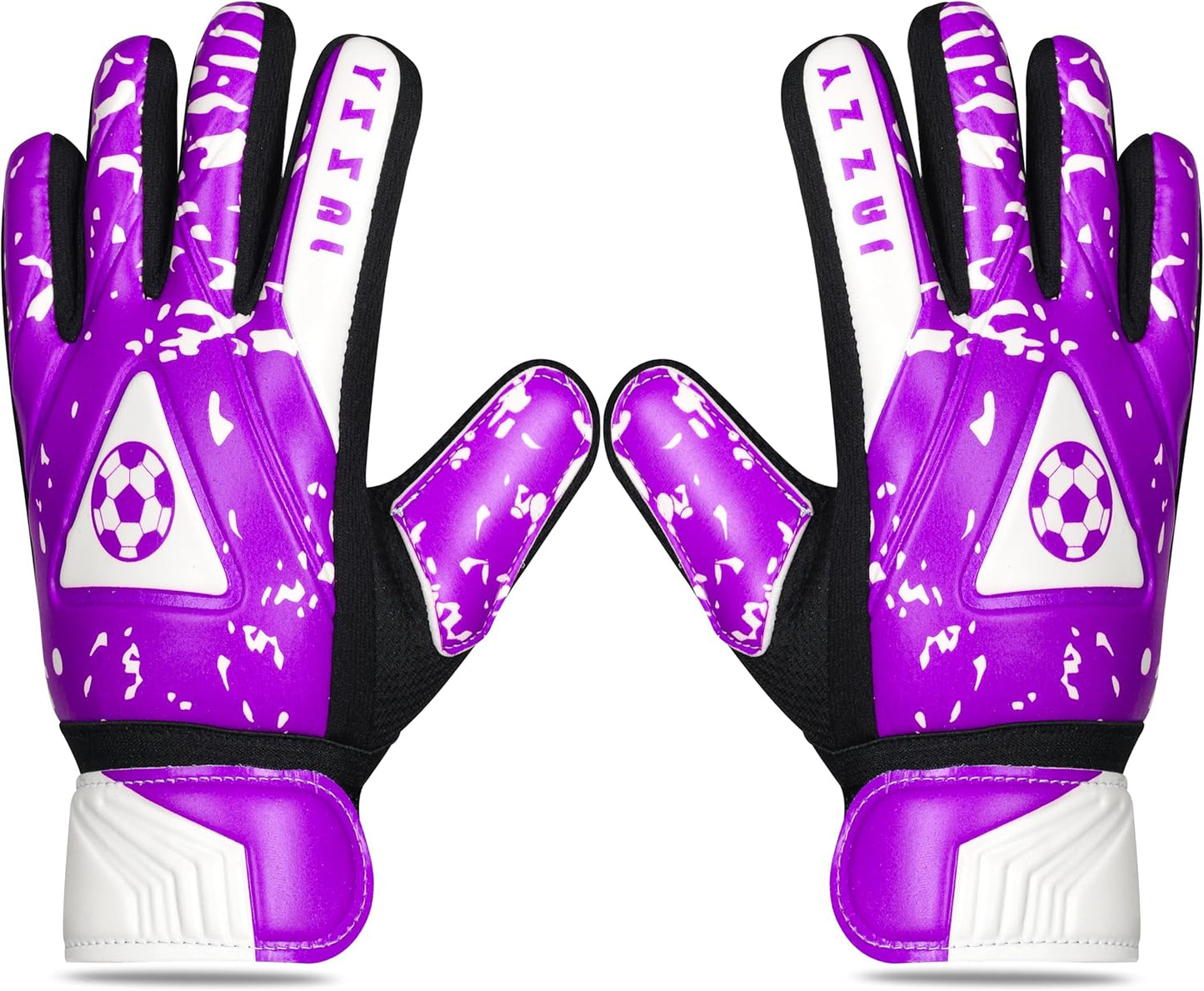 Regine Switzerland Youth Goalie Gloves - Double Wrist Protection & Non-Slip Latex Material