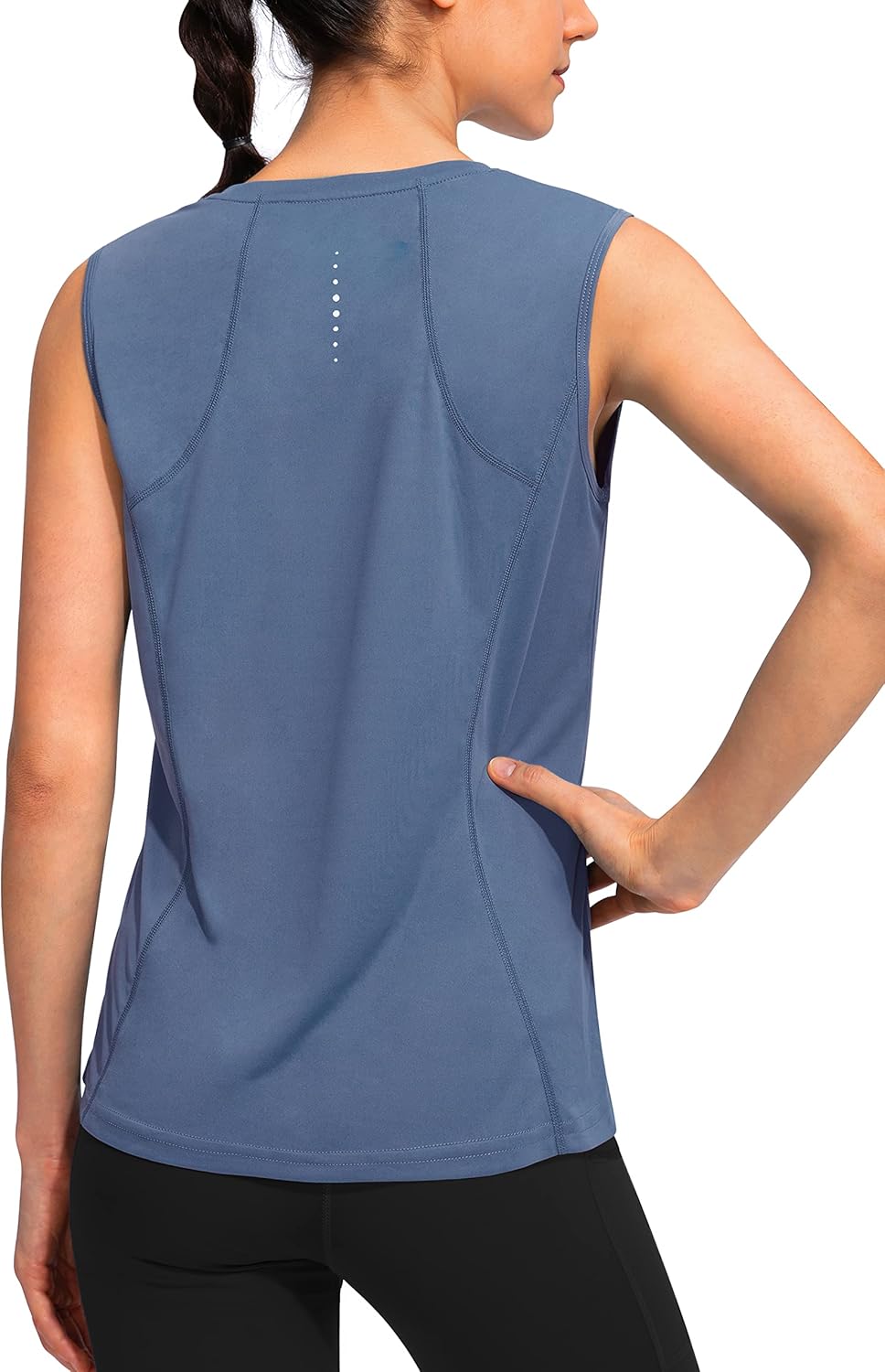 YYV Women's Workout Tank Tops - Lightweight Sleeveless Athletic Shirts for Running, Yoga & Tennis