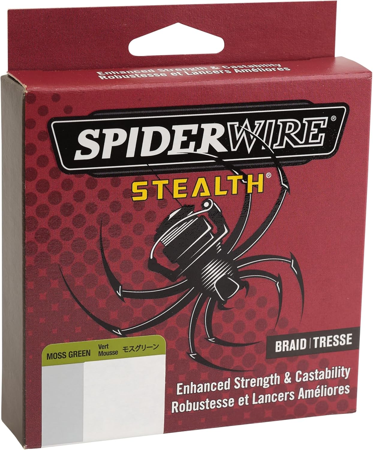 SpiderWire Stealth Braid Fishing Line - Durable, Low-Visibility Design | 150 Yards, Green