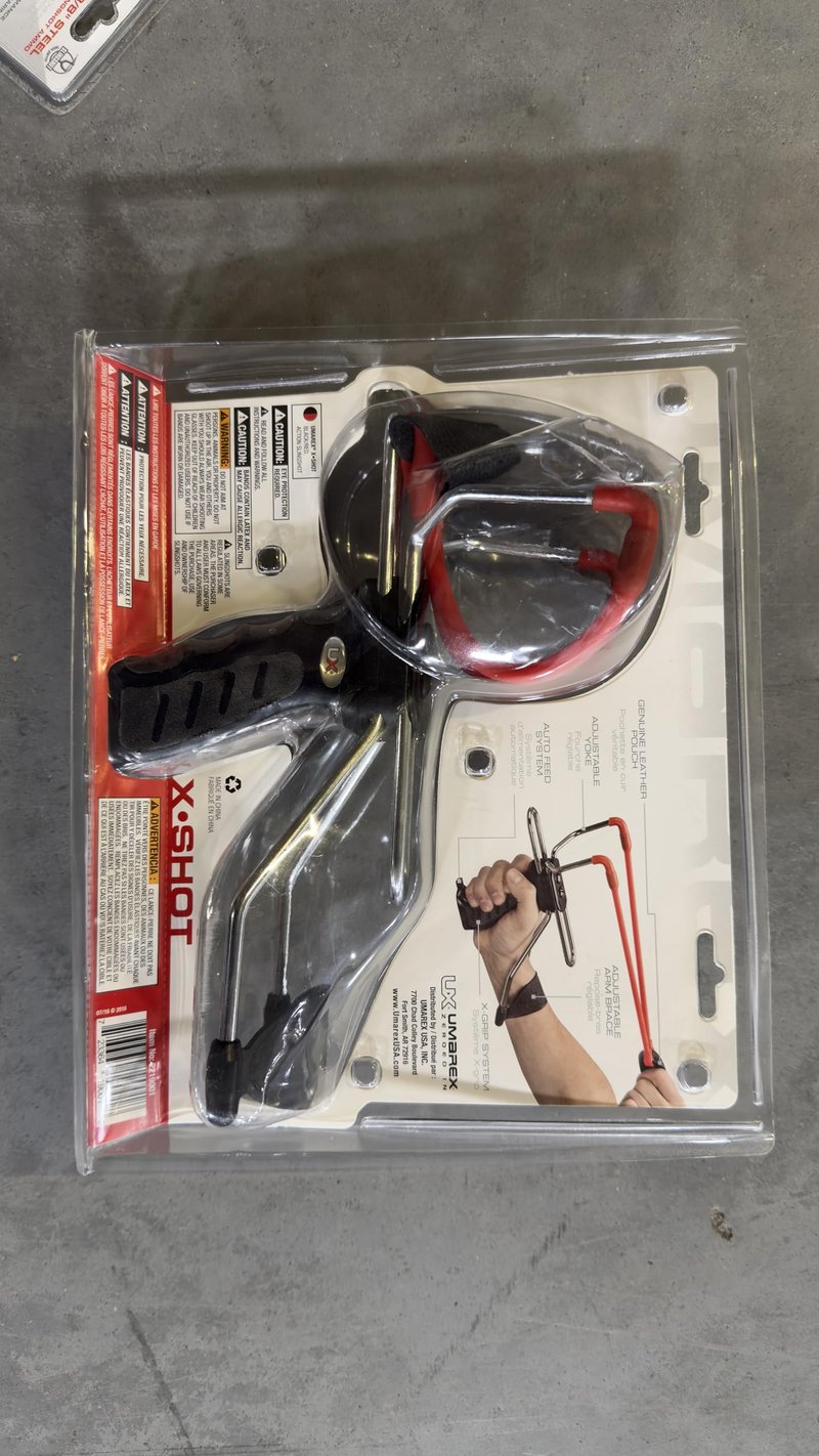 Umarex X-Shot Slingshot Wrist Rocket with Double Duty Grip Quick Release Mechanism Wrist Brace and Adjustable Yoke