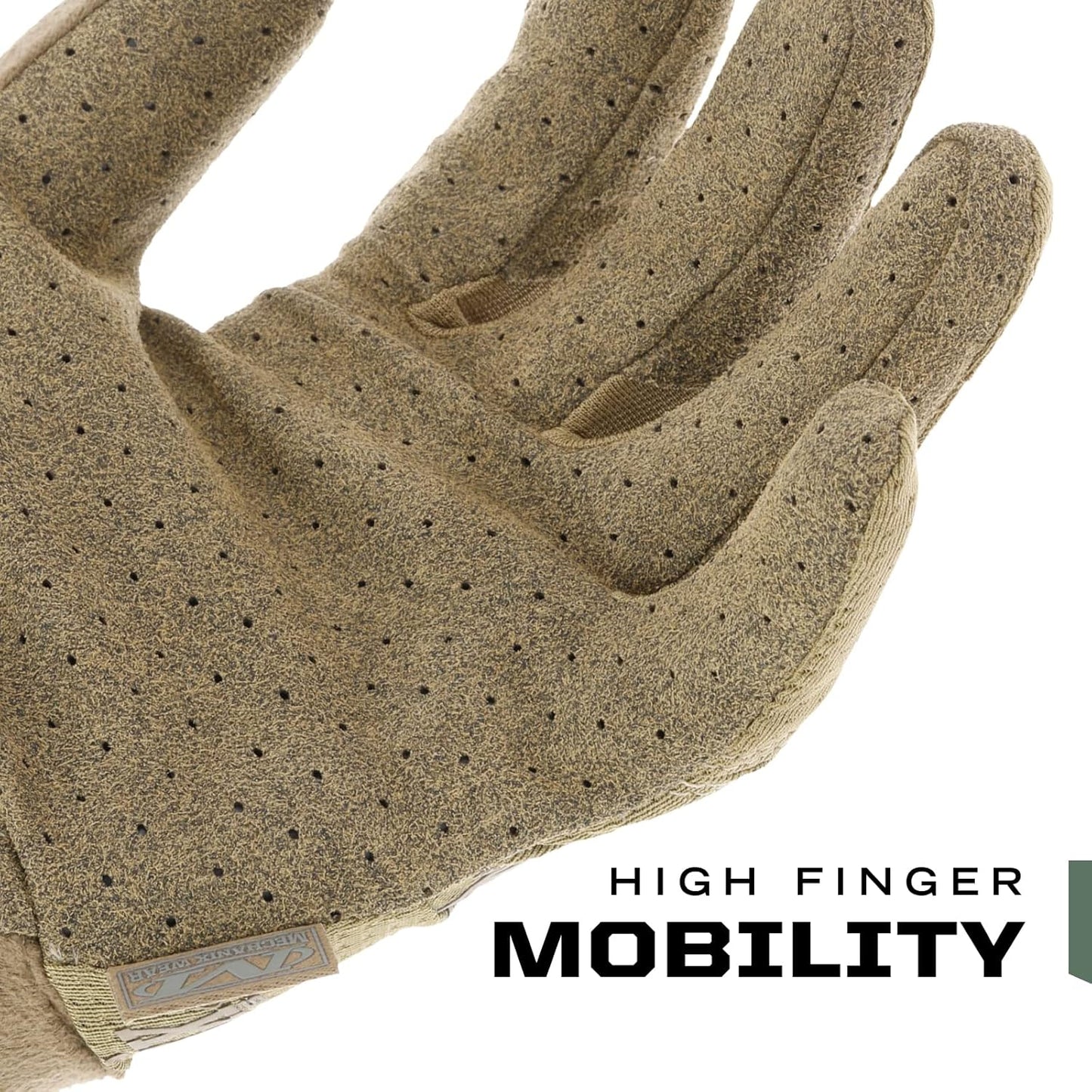 Mechanix Wear Tactical Gloves - Ventilated High-Dexterity Design for Precision Fit - Touchscreen Compatible, Machine Washable - Large, Coyote Tan