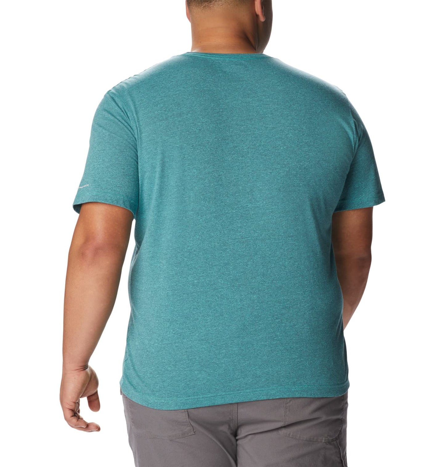 Columbia Men's Big & Tall Thistletown Hills Short Sleeve, Electric Turquoise/Collegiate Navy, Large B&T