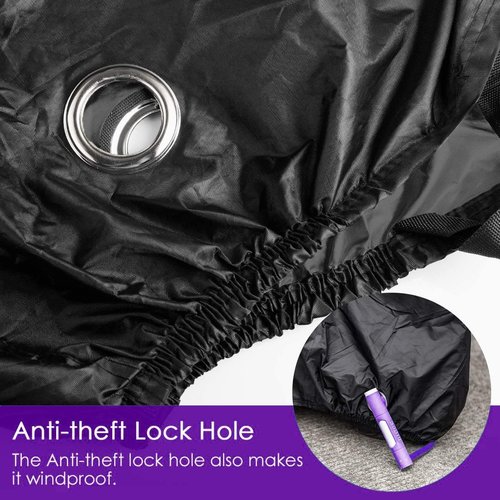 Indeed BUY Bike Cover - Waterproof Outdoor Storage for 1-3 Bikes | Heavy Duty UV & Rain Protection, XL/XXL