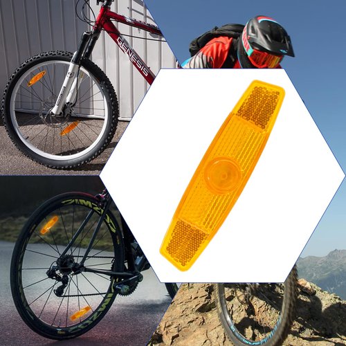 Coufce Bicycle Reflectors, Bicycle Night Safety Warning, Road Spoke Lights, Bicycle Wheel Rim Reflective, Bike Handlebar Bell, Bicycle Accessories