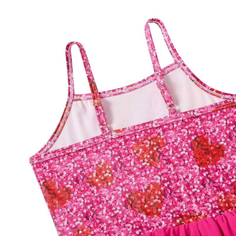 Taubow Girls Dance Leotards 5-6t 5t Size 5 6 6x Pink Heart Ballet Leotard Dance Outfit