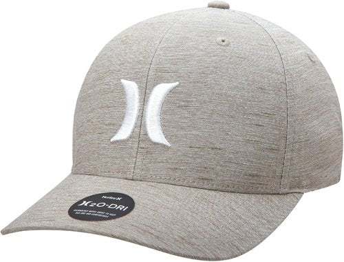 Hurley Mens Baseball Cap - Moisture Wicking Curved Brim Flexfit Fitted Hats for Men with H2O-Dri Sweatband (Sizes: S-XL)
