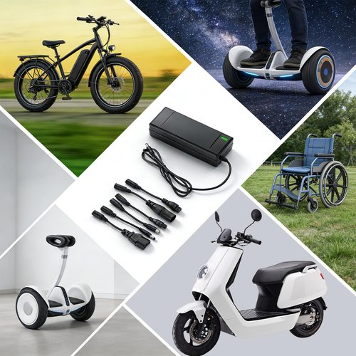 SGS Certified 54.6V 2A Fast Electric Bicycle Charger for 48V Ebike Battery - Fast Charging, Overcharge Protection, Compatible with Ecotric City/Beach, Lectric XP 2.0/3.0, Evercross H5/H7