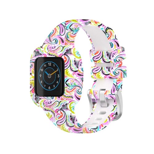 Bands Compatible with Garmin vivofit jr.3 Bands Accessories Replacement Band Camouflage Floral Leopard Pattern Starp with Metal Secure Clasp for vivofit jr.3 (Multicolor)