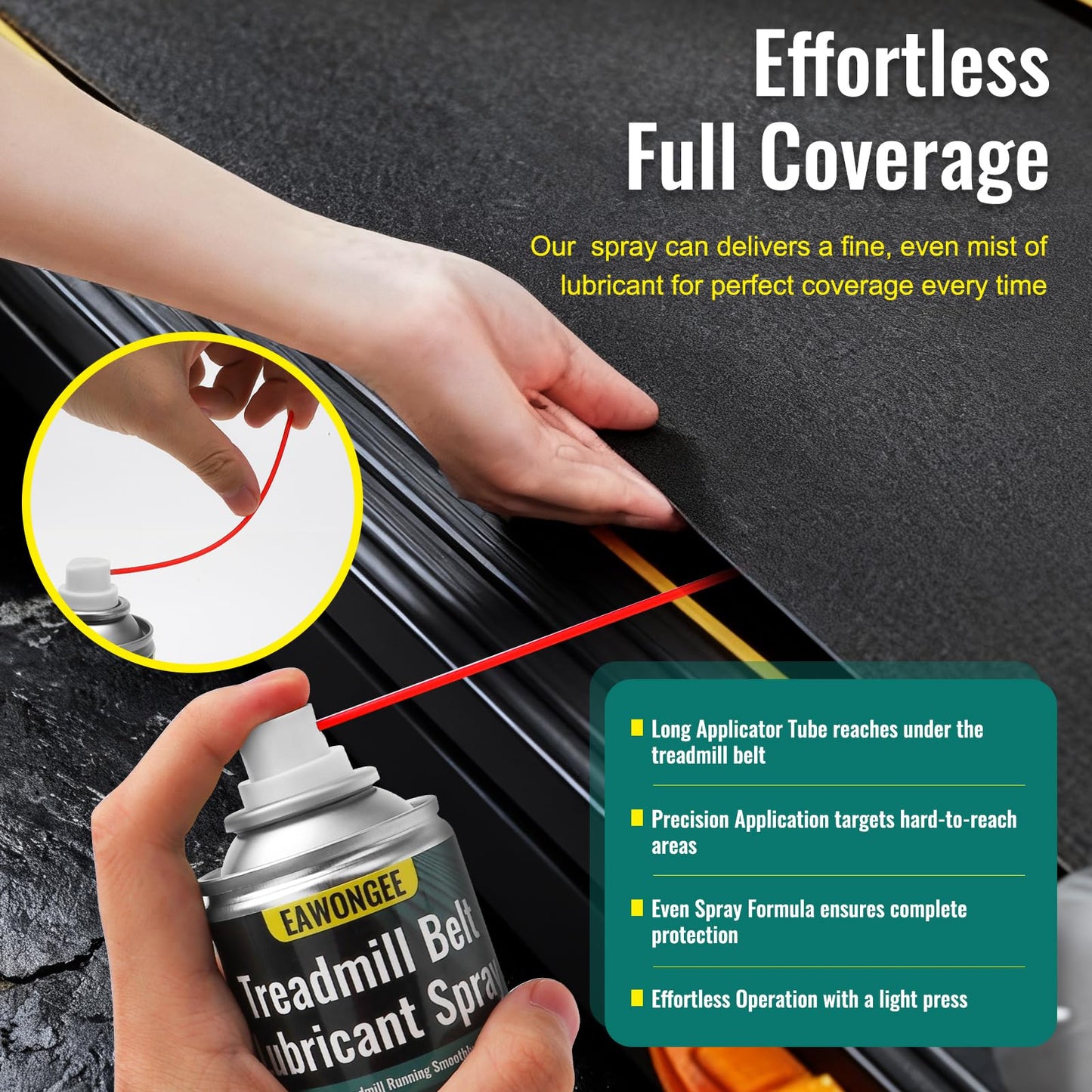EAWONGEE Treadmill Belt Lubricant Spray 7.2oz