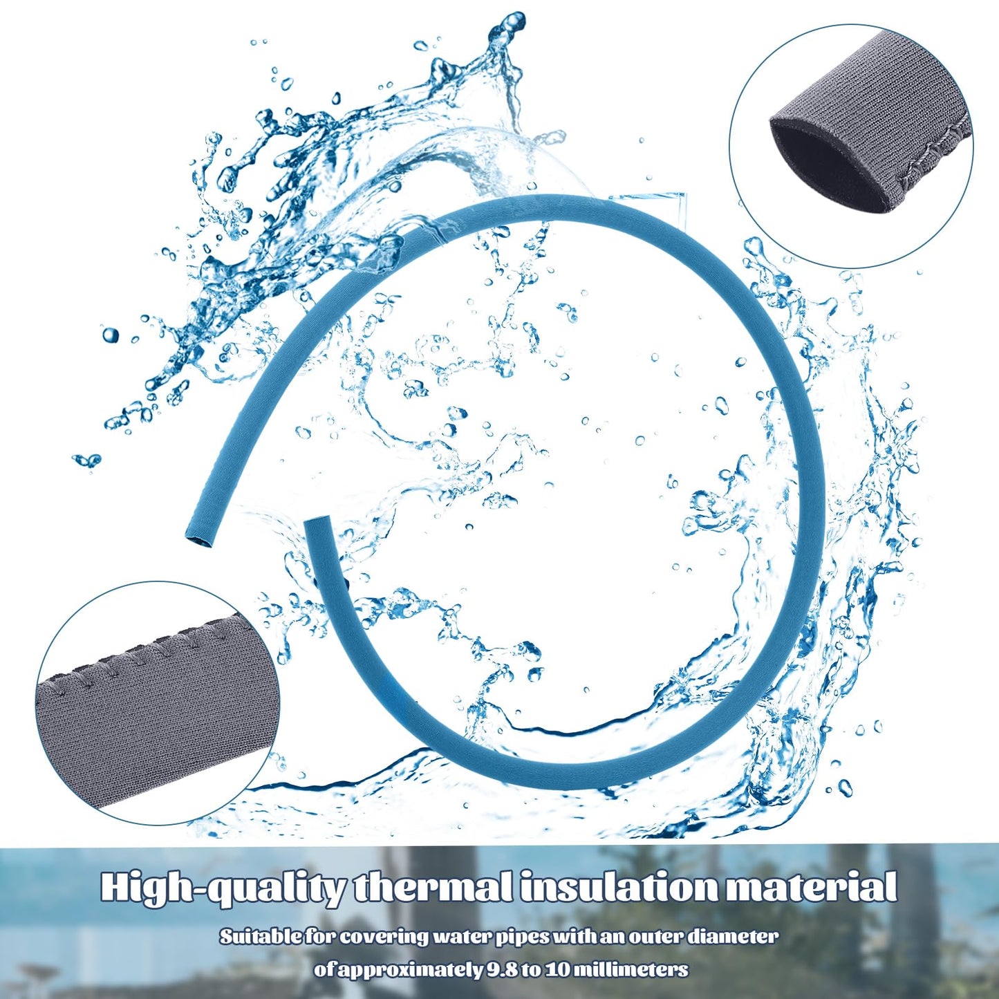Sunnymove 6 Pcs Water Bladder Tube Covers Hydration Thermal Drink Tube Sleeve Insulation Hose Covers for Water Bladder Hose(Multicolor)
