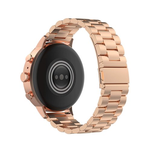 Turnwin Metal Band Compatible with Fitpolo DR06/TOOBUR DR06/FQQ DR06/KEEPONFIT DR05/KIBFLE DR03/YMZ DR03 Business Stainless Steel Strap for DR06 Smartwatch