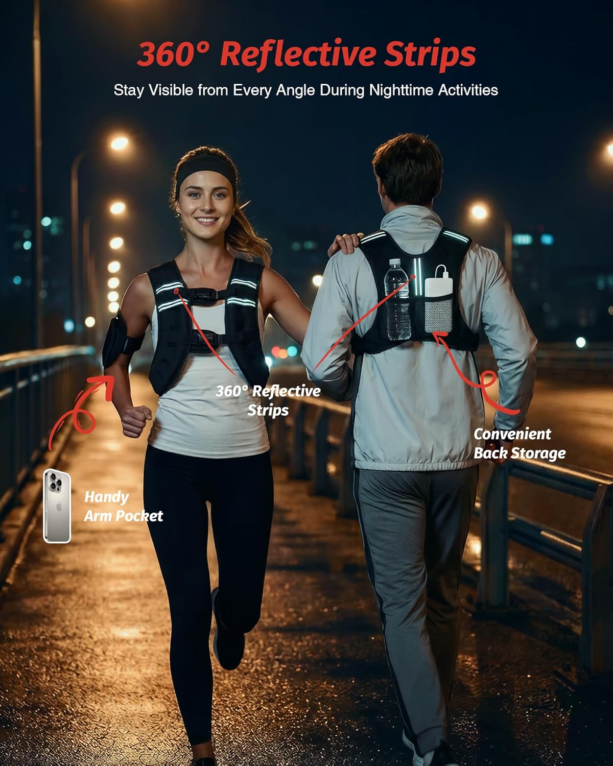 ZELUS Weighted Vest - Adjustable 6lb to 30lb for Enhanced Strength Training & Fitness Workouts