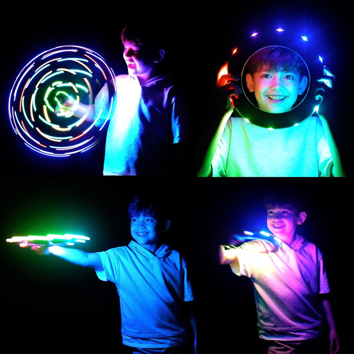 TOSY Flying Ring - Super Bright RGB LED Toy with Lost Mode | Waterproof for Pool, Beach & Camping Fun