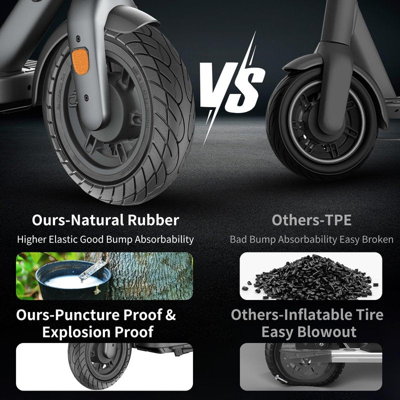 BANGTING 2-Pack 10x2.125 Tubeless Scooter Tires - Fits Models: 8.5x2.0, 8½x2, 50-75-6.1, 10×2.0, 10×2-6.1, 10×2(54-152) | Verify Rim Size: 6.5-6.65" Diameter & 1.26-1.34" Width | Puncture-Resistant