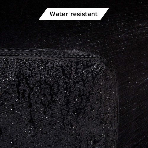 BAGSMART Toiletry Bag for Men - Water-Resistant Travel Organizer Dopp Kit | Medium Black