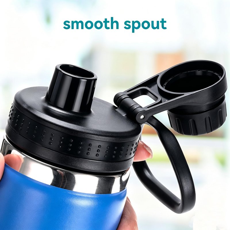 Soledea Replacement Lid Compatible with Thermoflask, Leak Proof lid Fits for Thermoflask 16 18 24 32 40 64oz Wide Mouth Bottle