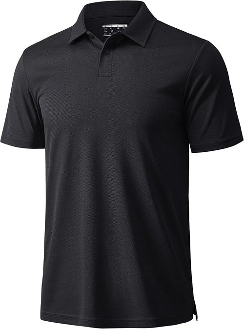 MAGCOMSEN Men's Polo Shirt - Short Sleeve Dry Fit Breathable Golf & Casual Wear | Athletic Comfort