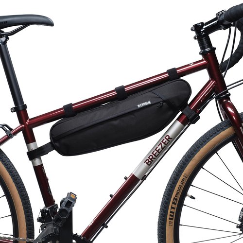 Chrome Industries Holman Frame Bike Bag – Bicycle Storage Accessories for Road Bikes, Commuting, Outdoor, Travel, & Camping – Black, S/M