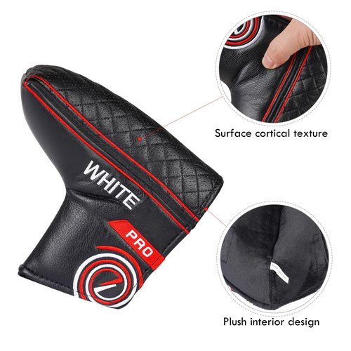 Golf Blade Putter Head Covers for Odyssey White Hot Pro Putter, Blade Putter Headcover Magnetic, Strong Protective Putter Covers